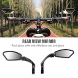 Motorcycle Wide View Rear View Mirror Bicycle Reflector, Color: Round Right