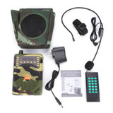 48W Wireless Bluetooth Voice Amplifier with Remote Control Supports USB/TF Card Playback EU Plug(Camouflage)