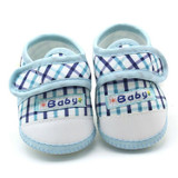3 Pairs Baby Infant Shoes Girls Dot Lace Soft Sole Prewalker Warm Casual Flats Shoes(Blue)