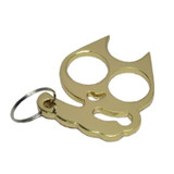 5 PCS Kitty Outdoor Metal Self-defense Keychain Outdoor Self-defense Window Breaking Tool, Size:0.45  5.3  6.1 cm(Gold)