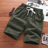 Men Thin Section Sweatpants (Color:Army Green Size:XL)