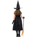 Black Gauze Little Witch Costume, Halloween Cosplay Witch Costume (Color:Black Size:S)
