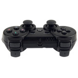 Double Shock III Wireless Controller, Manette Sans Fil Double Shock III for Sony PS3, Has Vibration Action(with logo)(Black)