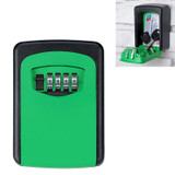 Wall-hanging Key Storage Box with Metal 4-Digit Password Lock(Green)