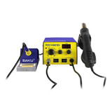 BAKU BK-601D AC 220V LED Display 2 in 1 Hot Air Gun Soldering Iron Soldering Station