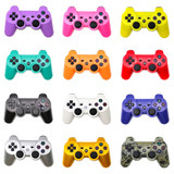Snowflake Button Wireless Bluetooth Gamepad Game Controller for PS3(Yellow)