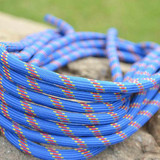 Climbing Auxiliary Rope Static Rope Safety Rescue Rope, Length: 10m Diameter: 10mm(Blue)