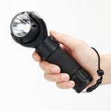 SKYWOLFEYE  Lamp Head 360 Degree Rotation USB Rechargeable LED Glare Flashlight With Magnet COB Work Light, Style:With An 18650 Battery