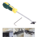 Tile Joint Cleaning Tool Alloy Joint Taper Tungsten Steel Slotting Device, Style:No. 2 Head