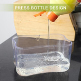 Press Soap Dispenser Kitchen Detergent Wash Presser(Gray)