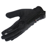 HUMRAO Outdoor Riding Gloves Winter Velvet Thermal Gloves Ski Motorcycle Waterproof Non-Slip Gloves, Size: L(Black)