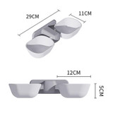 Cat And Dog Eating And Drinking Bowl Dual Use Feeding Bowls(White)