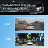 FISANG 2K HD Night Vision Car WIFI Car Driving Recorder, Style: Single Recording 2K