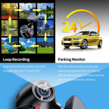 FISANG 2K HD Night Vision Car WIFI Car Driving Recorder, Model: Double Record