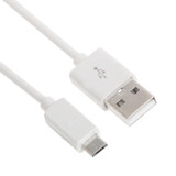 20 PCS 1m Micro USB Port USB Data Cable(White)