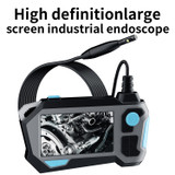 P120 Rotatable 8mm Dual Lenses Industrial Endoscope with Screen, 16mm Tail Pipe Diameter, Spec:10m Tube