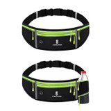 CWILKES MF-008 Outdoor Sports Fitness Waterproof Waist Bag Phone Pocket, Style: Four Pockets(Black Green)