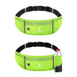 CWILKES MF-008 Outdoor Sports Fitness Waterproof Waist Bag Phone Pocket, Style: Four Pockets(Fluorescent Green)