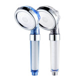 Water Filter Shower Head Home PP Cotton Filter Booster Handheld Lotus Flush, Color: Transparent