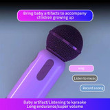 K1 Handheld Bluetooth Microphone Support Mobile Phone Connection(Purple)