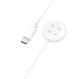 For Google Pixel Watch 2 Type-C Interface Smart Watch Charging Cable, Length: 1m(White)