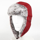 Outdoor Windproof Hat Winter Thickened Cotton Cap Warm Coldproof Riding Cap, Cap Size: 62-66cm (Black)