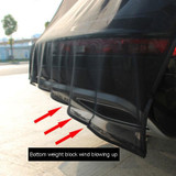 S 144 x 150cm Car Tailgate Anti-Mosquito And Insect Screens Trunk Magnetic Sunscreen Mosquito Net