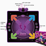 Bluetooth Electronic Dance Mat Children Music Dance Pad, Spec: Basic with Microphone