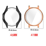 For Huawei Watch GT4 41mm Full Coverage TPU Electroplated Watch Protective Case(Black)