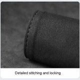 1pair Car Door Handle Decorative Anti-Scratch Cover Car Slippery Leather Inner Door Handle Protective Cover(Brown)