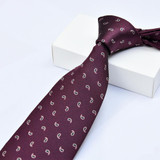 JH12 Men Formal Business Jacquard Tie Wedding Clothing Accessories