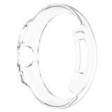 For Google Pixel Watch 2 Half Pack Hollow PC Watch Protective Case(Transparent White)