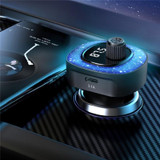 C41 Star Light Car Charger ABS Adapter FM Transmitter Bluetooth Hands-free Call MP3 Music Player