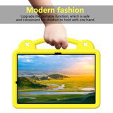 For Samsung Galaxy Tab S8+ 12.4 X800/X806 Handle Kickstand Children EVA Shockproof Tablet Case(Yellow)