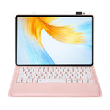 For Lenovo Xiaoxin Pad Pro 12.7 inch AM24 TPU Ultra-thin Detachable Bluetooth Keyboard Tablet Leather Case(Pink)