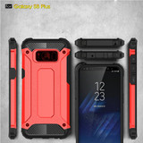 For Galaxy S8 + / G955 Tough Armor TPU + PC Combination Case(Red)