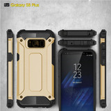 For Galaxy S8 + / G955 Plus Tough Armor TPU + PC Combination Case(Gold)