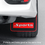 2pcs Car Tire Mud Flap Modification Plastic Anti-Splash Mud Flap, Style: Cat Eye