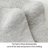 Children Cotton Solid Color Boneless Mid-Calf Breathable Sweat-Absorbent Socks, Size: XXL(Black)