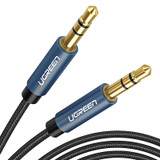 Ugreen AV112 Audio Cable 3.5mm Speaker Line Aux Cable, Length:1m(Blue)