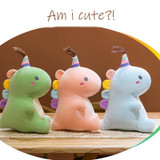 30cm Candy Dinosaur Plush Doll Toy Birthday Gift Pillow(Green Compression)