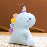 40cm Candy Dinosaur Plush Doll Toy Birthday Gift Pillow(Blue Compression)