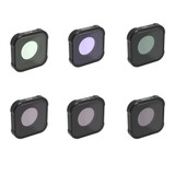 JSR KB Series STAR+CPL+NIGHT+ND8+ND16+ND32 Lens Filter for GoPro HERO10 Black / HERO9 Black