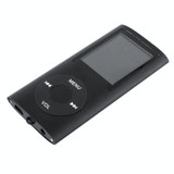 1.8 inch TFT Screen Metal MP4 Player with TF Card Slot, Support Recorder, FM Radio, E-Book and Calendar(Black)