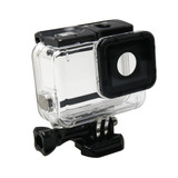 For GoPro HERO6 /5 Waterproof Housing Protective Case + Hollow Back Cover with Buckle Basic Mount & Screw