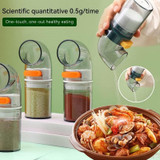 Home Kitchen Quantitative Salt Control Seasoning Jar, Color: 1pcs Blue