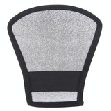 2 in 1 (Silver / White) Fan-shaped Folding Reflector Board, Size: 20.0 x 18.5 x 10.5 cm