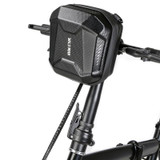 WILD MAN E18 2L EVA Hard Shell Bicycle Waterproof Front Bag Multifunctional Quick Release Hanging Bag(Black)