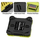 36-40V Tool Cutting Machine Battery Charger, For RYOBI PO401 / PO403 / PO400, Plug: US