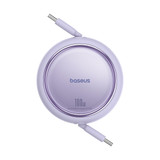Baseus Free2Draw Mini Retractable Charging Cable 1m Type-C to Type-C 100W(Purple)